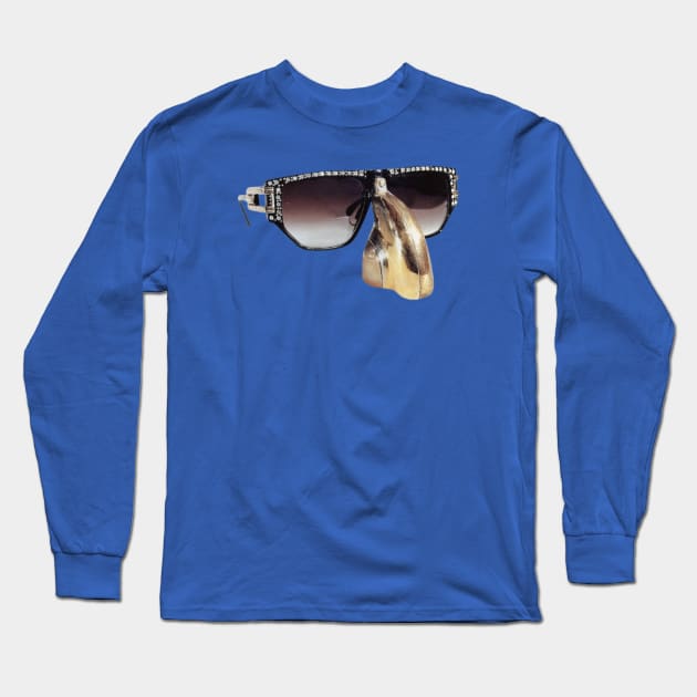 Shock G Glasses Long Sleeve T-Shirt by One Mic History Store